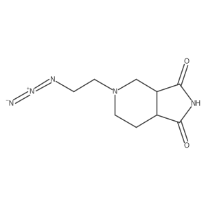 5-(2-azidoethyl)hexahydro-1H-pyrrolo[3,4-c]pyridine-1,3(2H)-dione Structure
