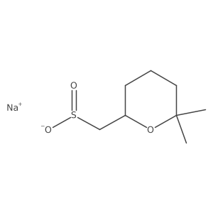 Sodium (6,6-dimethyloxan-2-yl)methanesulfinate Structure