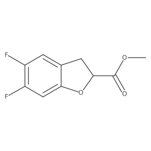 Methyl 5,6-difluoro-2,3-dihydro-1-benzofuran-2-carboxylate Structure