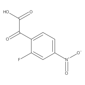 2-(2-Fluoro-4-nitrophenyl)-2-oxoacetic acid Structure