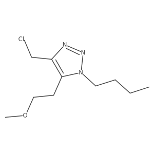 1-butyl-4-(chloromethyl)-5-(2-methoxyethyl)-1H-1,2,3-triazole Structure