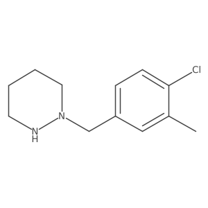 1-[(4-Chloro-3-methylphenyl)methyl]-1,2-diazinane Structure