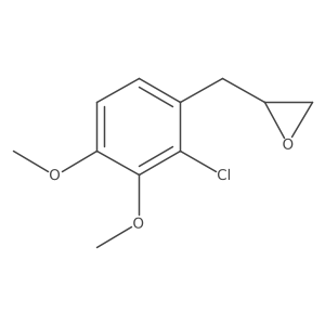 2-[(2-Chloro-3,4-dimethoxyphenyl)methyl]oxirane Structure