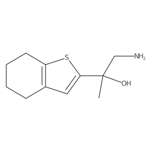 1-Amino-2-(4,5,6,7-tetrahydro-1-benzothiophen-2-yl)propan-2-ol Structure