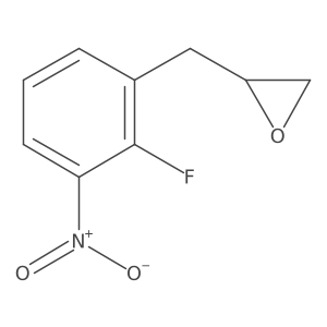2-[(2-Fluoro-3-nitrophenyl)methyl]oxirane结构式