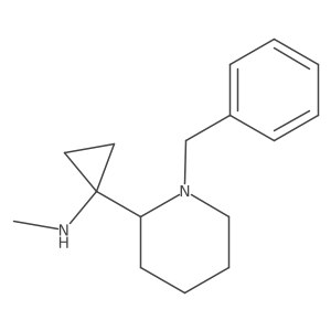 1-(1-benzylpiperidin-2-yl)-N-methylcyclopropan-1-amine Structure