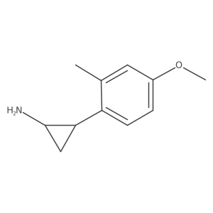 2-(4-Methoxy-2-methylphenyl)cyclopropan-1-amine Structure
