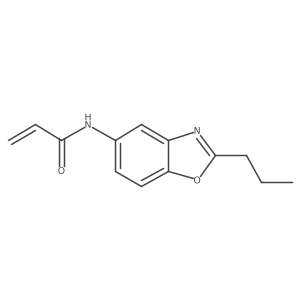 N-(2-propyl-1,3-benzoxazol-5-yl)prop-2-enamide结构式