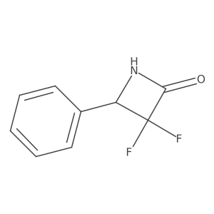 3,3-Difluoro-4-phenylazetidine-2-one结构式