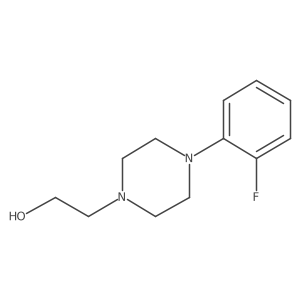 1-(2-Hydroxyethyl)-4-(2-fluorophenyl)piperazine结构式