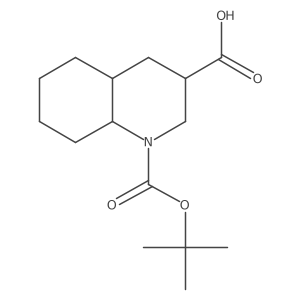 (3R,4As,8aR)-1-[(2-methylpropan-2-yl)oxycarbonyl]-3,4,4a,5,6,7,8,8a-octahydro-2H-quinoline-3-carboxylic acid Structure