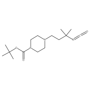 Tert-butyl 4-(3-isocyanato-3-methylbutyl)piperazine-1-carboxylate Structure
