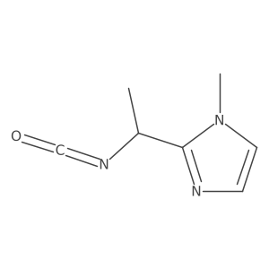 2-(1-isocyanatoethyl)-1-methyl-1H-imidazole Structure
