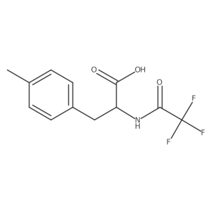 (2S)-3-(p-tolyl)-2-[(2,2,2-trifluoroacetyl)amino]propanoic acid Structure