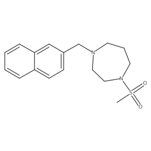 1-Methanesulfonyl-4-[(naphthalen-2-yl)methyl]-1,4-diazepane Structure