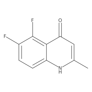 5,6-Difluoro-2-methyl-4-quinolinol结构式