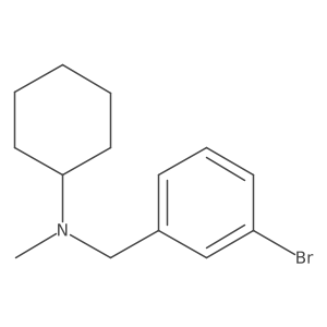 (3-Bromobenzyl)-cyclohexylmethylamine结构式