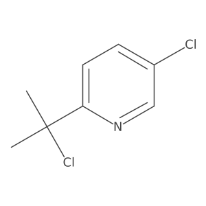 5-Chloro-2-(2-chloropropan-2-yl)pyridine Structure