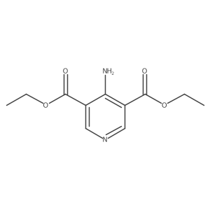 3,5-Diethyl 4-aminopyridine-3,5-dicarboxylate Structure