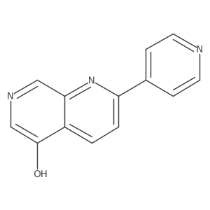2-(4-Pyridinyl)-1,7-naphthyridin-5-ol结构式