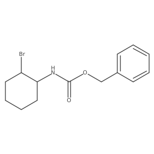 rac-benzyl N-[(1R,2S)-2-bromocyclohexyl]carbamate结构式