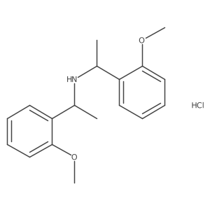 (S)-Bis((S)-1-(2-methoxyphenyl)ethyl)amine hydrochloride Structure