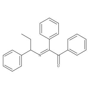 Ethanone, diphenyl[(1-phenylpropyl)imino]- Structure