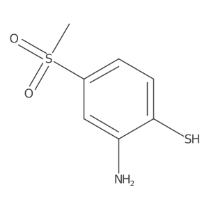 2-Amino-4-(methylsulfonyl)benzenethiol Structure