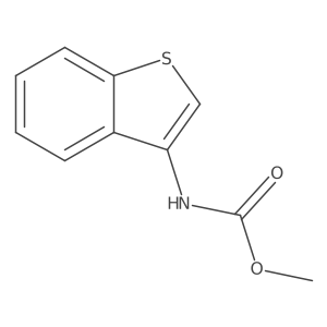 Methyl benzo[b]thiophen-3-ylcarbamate结构式