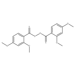 Disulfide, bis[(2,4-dimethoxyphenyl)thioxomethyl] Structure