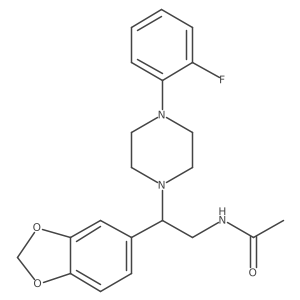 N-(2-(benzo[d][1,3]dioxol-5-yl)-2-(4-(2-fluorophenyl)piperazin-1-yl)ethyl)acetamide Structure