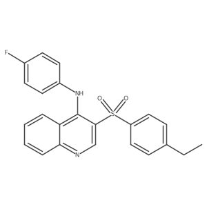 3-((4-ethylphenyl)sulfonyl)-N-(4-fluorophenyl)quinolin-4-amine Structure