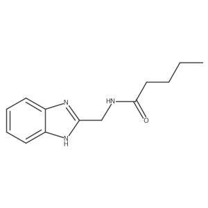 n-((1h-Benzo[d]imidazol-2-yl)methyl)pentanamide结构式