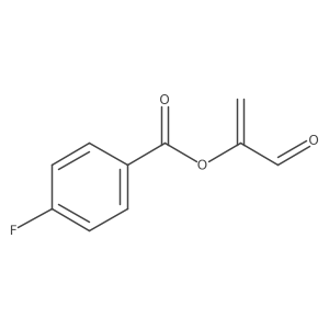 1-Formylethenyl 4-fluorobenzoate Structure