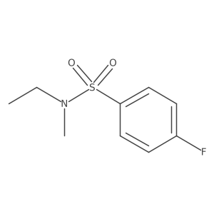 N-ethyl-4-fluoro-N-methylbenzenesulfonamide结构式
