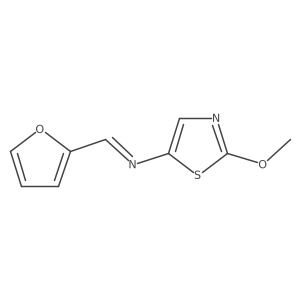 N-(2-Furanylmethylene)-2-methoxy-5-thiazolamine结构式