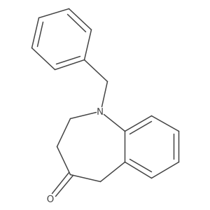 1-Benzyl-2,3-dihydro-1H-1-benzoazepine-4(5H)-one结构式