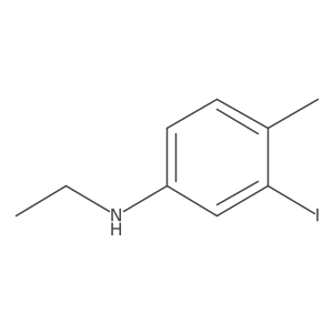 N-ethyl-3-iodo-4-methylaniline结构式