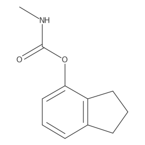 2,3-Dihydro-1H-inden-4-yl methylcarbamate结构式