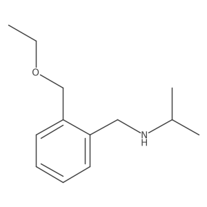 {[2-(Ethoxymethyl)phenyl]methyl}(propan-2-yl)amine Structure