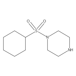 1-(Cyclohexylsulfonyl)piperazine Structure