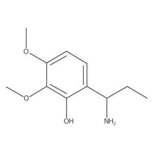 6-[(1R)-1-Aminopropyl]-2,3-dimethoxyphenol Structure