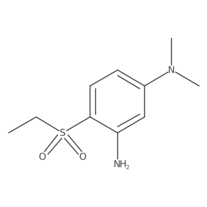 4-(Ethylsulfonyl)-N1,N1-dimethyl-1,3-benzenediamine结构式