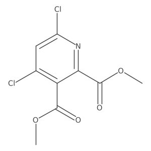 Dimethyl 4,6-dichloropyridine-2,3-dicarboxylate Structure