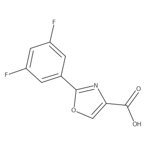 2-(3,5-difluorophenyl)oxazole-4-carboxylic acid Structure