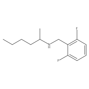 [(2,6-Difluorophenyl)methyl](hexan-2-yl)amine Structure