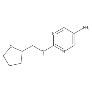 N2-[(Tetrahydro-2-furanyl)methyl]-2,5-pyrimidinediamine结构式