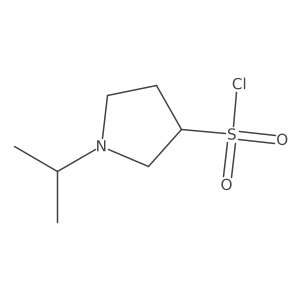 1-(Propan-2-yl)pyrrolidine-3-sulfonyl chloride结构式