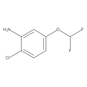 2-Chloro-5-(difluoromethoxy)aniline结构式