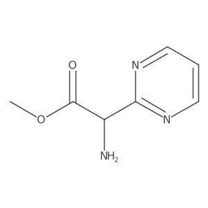 Methyl 2-amino-2-(pyrimidin-2-yl)acetate Structure